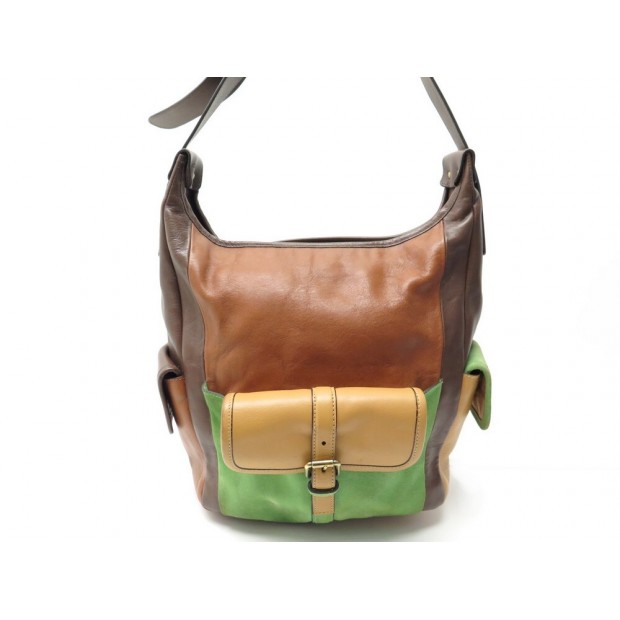 SAC A MAIN CHLOE GABBY SEAU EN CUIR & DAIM MULTICOLORE LEATHER BUCKET BAG 2300€