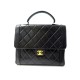 VINTAGE SAC A MAIN CHANEL RABAT TIMELESS POIGNEE CUIR MATELASSE HANDLE BAG 7150€