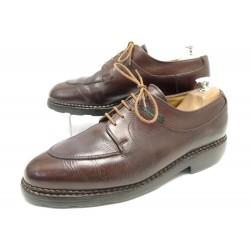 CHAUSSURES PARABOOT AVIGNON 10 44 DERBY CHASSE CUIR MARRON BROWN SHOES 395€