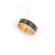 NEUF BAGUE MICHAELA FREY FREYWILLE ULTRA FLEUR T 53 EMAIL DORE ENAMEL RING 410€