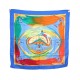 FOULARD HERMES SMILES IN THIRD MILLENARY CARRE 90 EN SOIE BLEU BOITE SCARF 460€