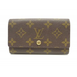 PORTEFEUILLE LOUIS VUITTON TRESOR EN TOILE MONOGRAM LV PORTE MONNAIE WALLET 510€