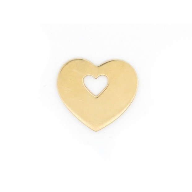 PENDENTIF POIRAY COEUR SECRET PM EN OR JAUNE 18K 3.2GR GOLD HEART PENDANT 890€