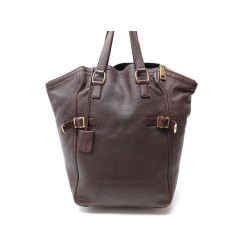 SAC A MAIN YVES SAINT LAURENT DOWNTOWN GM 172459 EN CUIR MARRON BAG PURSE 1700€