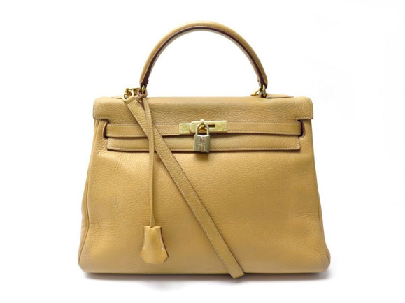 sac a main hermes kelly 32 retourne 1998 en cuir togo