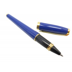 NEUF STYLO BILLE ST DUPONT OLYMPIO ROLLER LAQUE DE CHINE BLEU + BOITE PEN 460€