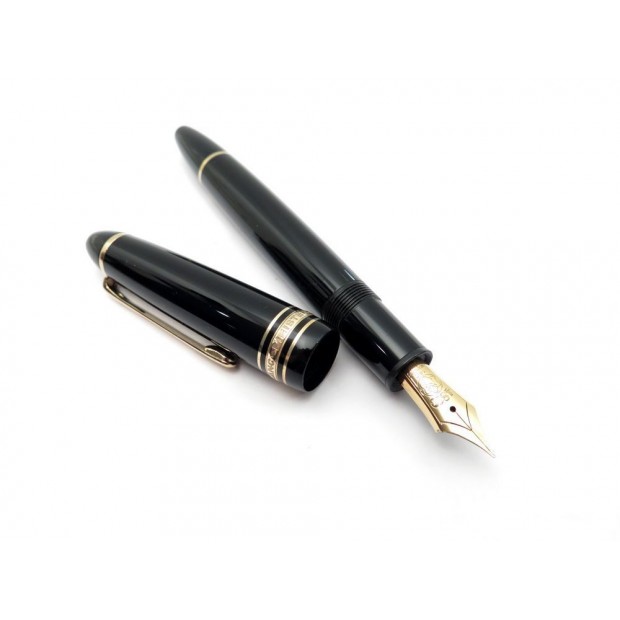 VINTAGE STYLO PLUME MONTBLANC MEISTERSTUCK 146 DORE EN RESINE FOUNTAIN PEN 575€