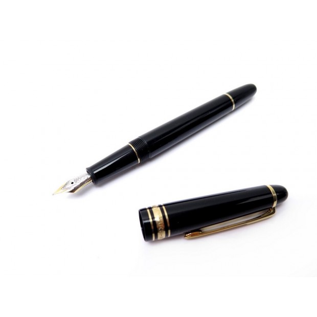 STYLO PLUME MONTBLANC MEISTERSTUCK CLASSIQUE DORE 106514 NOIR FOUNTAIN PEN 585€