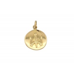 MEDAILLE PENDENTIF ARTHUS BERTRAND GALET SAINT ESPRIT 18MM OR JAUNE PENDANT 570€