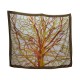 PAREO HERMES ARBRE EN COTON MARRON 175 X 150 CM BROWN COTTON SCARF TREE 475€