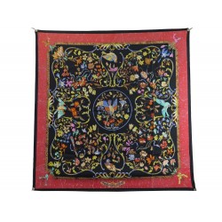 FOULARD HERMES PIERRES D'ORIENT ET D'OCCIDENT ZOE PAUWELS CARRE NOIR SCARF 410€