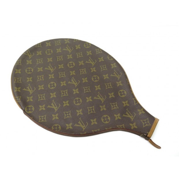 VINTAGE HOUSSE DE RAQUETTE DE TENNNIS LOUIS VUITTON TOILE MONOGRAM COVER 1410€