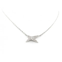 NEUF COLLIER MAUBOUSSIN VALENTIN FOR YOU OR 8K DIAMANTS 0.1CTS NECKLACE 2190€