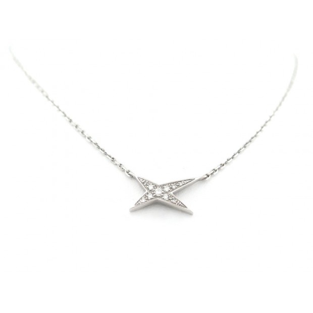 NEUF COLLIER MAUBOUSSIN VALENTIN FOR YOU OR 8K DIAMANTS 0.1CTS NECKLACE 2190€