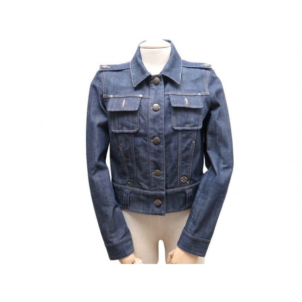 veste louis vuitton femme 40 38 en coton denim