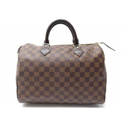 SAC A MAIN LOUIS VUITTON SPEEDY 30 N41364 EN TOILE DAMIER EBENE PURSE BAG 1150€