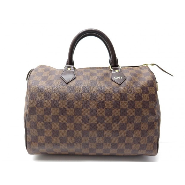 SAC A MAIN LOUIS VUITTON SPEEDY 30 N41364 EN TOILE DAMIER EBENE PURSE BAG 1150€