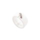 BAGUE CHAUMET LIENS 081956 T52 CERAMIQUE BLANCHE OR BLANC DIAMANTS 0.12 CT 1070€