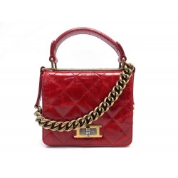 NEUF SAC A MAIN CHANEL MINI FERMOIR 2.55 CUIR MATELASSE BANDOULIERE BAG 4700€