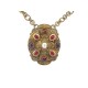 VINTAGE RARE COLLIER CHANEL 1984 GRIPOIX MEDAILLON BYZANTIN CHAINE DORE NECKLACE