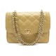 VINTAGE SAC A MAIN CHANEL TIMELESS CLASSIQUE CUIR MATELASSE BEIGE HAND BAG 8990€