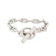 BRACELET HERMES CHAINE D'ANCRE PM 15 MAILLONS 22 CM EN ARGENT MASSIF JEWEL 960€