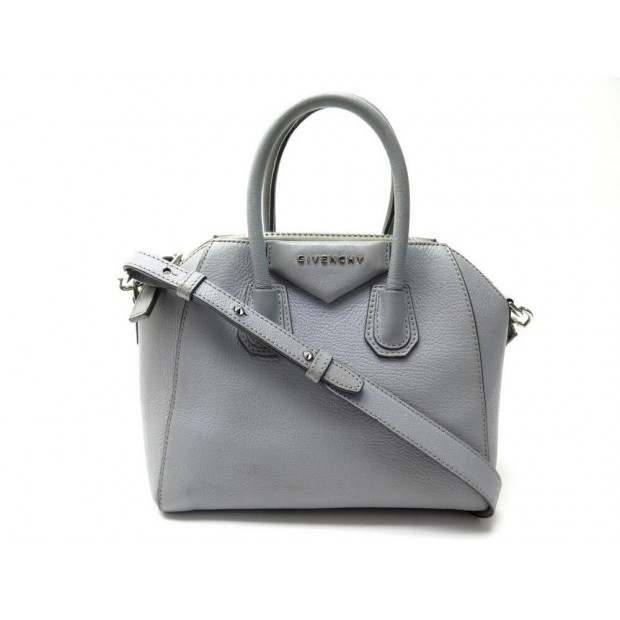 SAC A MAIN GIVENCHY ANTIGONA PM EN CUIR GRAINE GRIS A BANDOULIERE HAND BAG 1650€