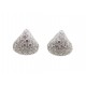 NEUF BOUCLE D'OREILLES CHOPARD PUSHKIN 83/3383 PAVAGE 140 DIAMANTS 9155