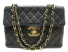 sac a main chanel timeless jumbo cuir matelasse noir