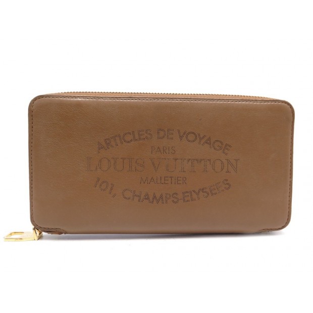 PORTEFEUILLE LOUIS VUITTON ZIPPY IENA ED LIMITEE M58209 CUIR CAMEL WALLET 675€