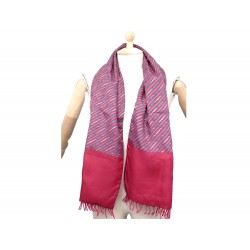 NEUF ECHARPE HERMES DOUBLE FACE CACHEMIRE LAINE SOIE 134x30CM + BOITE SCARF 470€