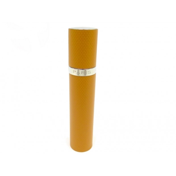 NEUF VAPORISATEUR HERMES NOMADE CUIR GRAINE JAUNE BOITE YELLOW LEATHER VAPORIZER