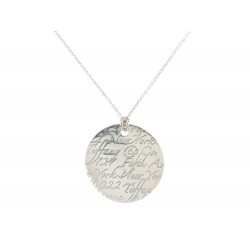 COLLIER PENDENTIF TIFFANY & CO FIFTH AVENUE ARGENT MASSIF SILVER NECKLACE 660€