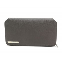 NEUF PORTEFEUILLE CARTIER SANTOS INTERNATIONAL EN CUIR GRAINE GRIS WALLET 550€