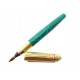 VINTAGE STYLO PLUME CARTIER PASHA 1988 LAQUE VERTE & PLAQUE OR FOUNTAIN PEN 800€