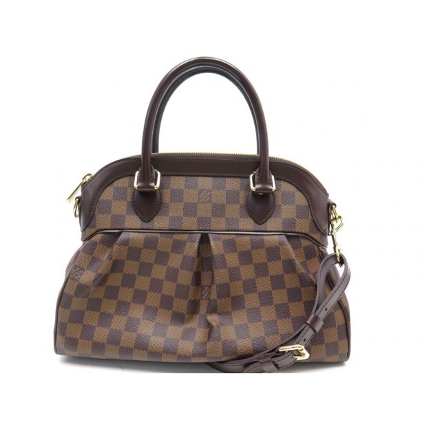 SAC A MAIN LOUIS VUITTON TREVI PM EN TOILE DAMIER EBENE N51997 HAND BAG 2260€