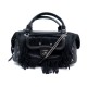 SAC A MAIN CHANEL PARIS DALLAS FRANGES EN CUIR ET POULAIN NOIR HAND BAG 4870€