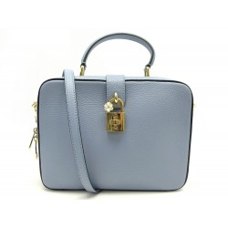 NEUF SAC A MAIN DOLCE & GABBANA ROSARIA BB5954 BANDOULIERE EN CUIR GRAINE 1750€