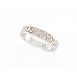 BAGUE GUCCI 16304 STARDUST ICON POUDRE D'ETOILES T54 OR 18K DIAMANTS RING 2500€