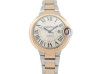montre cartier ballon bleu w2bb0032 33mm acier or