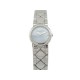 MONTRE CHRISTIAN DIOR SHELL LETTER INDEX DIAMANTS D86100 24MM ACIER QUARTZ WATCH