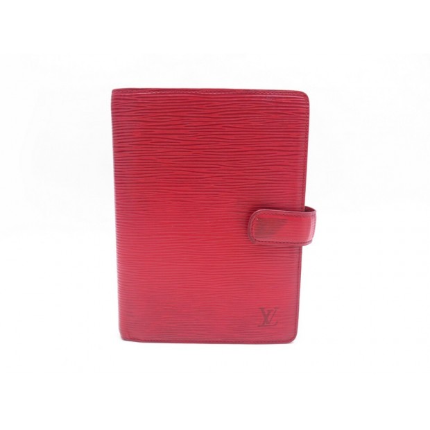 COUVERTURE LOUIS VUITTON PORTE AGENDA CUIR EPI ROUGE LEATHER DIARY HOLDER 290€