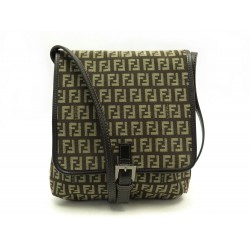 NEUF SACOCHE FENDI 8BT052 EN TOILE MONOGRAMMEE ZUCCA BANDOULIERE SAC PURSE 890€