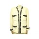 VESTE CHANEL TAILLEUR T38 M EN TWEED DE LAINE BEIGE WOOL TAILOR JACKET 6300€