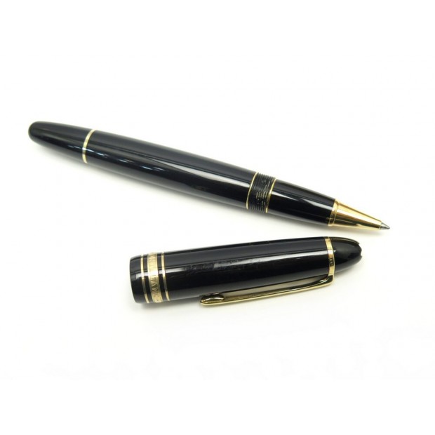 STYLO BILLE MONTBLANC MEISTERSTUCK LEGRAND 11402 RESINE NOIR ROLLERBALL 495€