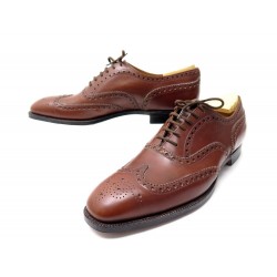 NEUF CHAUSSURES CHURCH'S CHETWYND OXFORD RICHELIEU 13AA 47 FIN MARRON SHOES 940€