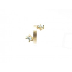 BOUCLE D'OREILLE EARCUFF ASHAHA EN OR JAUNE 2.4 GRAMMES YELLOW GOLD EARRINGS