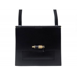 NEUF SAC A MAIN HERMES SACABAR 30 CM EN CUIR NOIR A BANDOULIERE HAND BAG 5350€