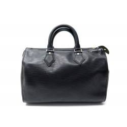 SAC A MAIN LOUIS VUITTON SPEEDY 25 M59232 CUIR EPI NOIR LEATHER HAND BAG 1600€