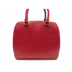 SAC A MAIN LOUIS VUITTON PONT NEUF PM CUIR EPI ROUGE RED LEATHER HANDBAG 1400€